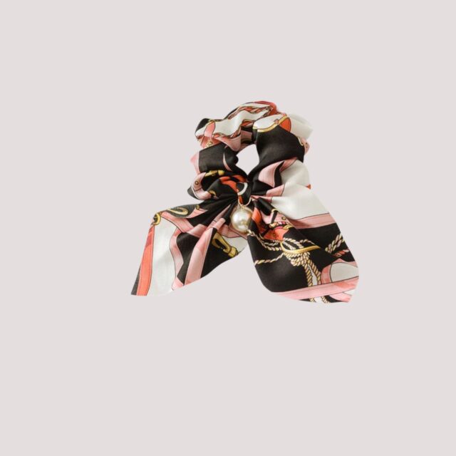 Chouchou foulard court, esprit cavalière lady