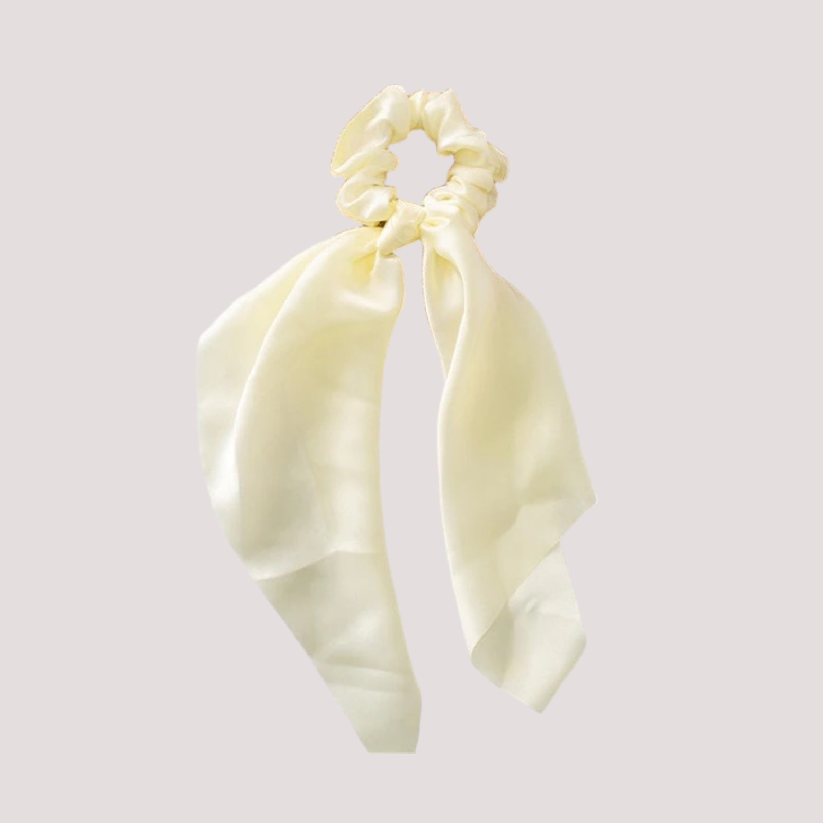 Chouchou foulard uni crème