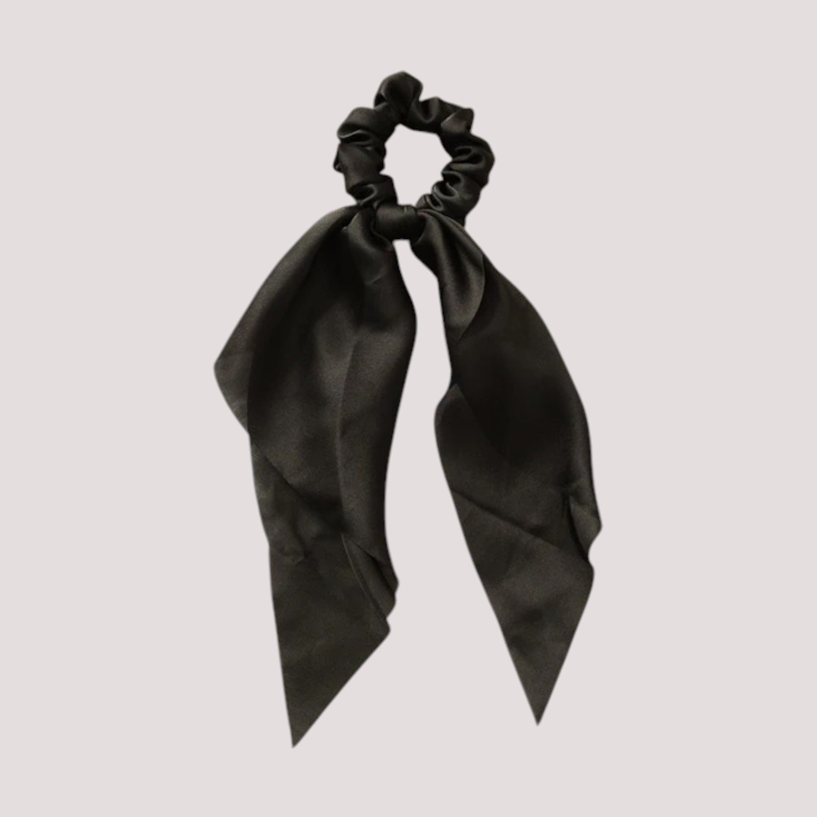 Chouchou foulard uni noir