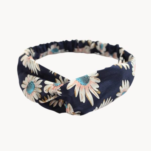 Bandeau motif marguerites