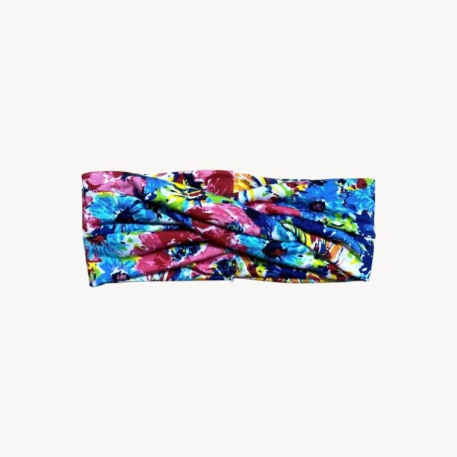 Bandeau fleurs multicolores
