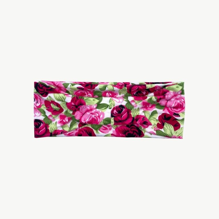 Bandeau fleurs roses – Image 2