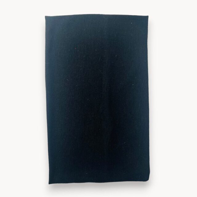 Bandeau large en tissu noir