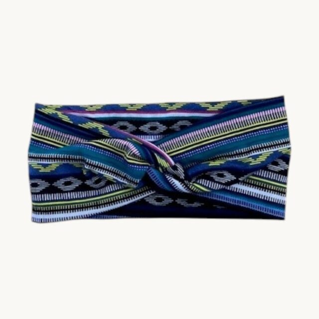 Bandeau motifs graphiques multicolores