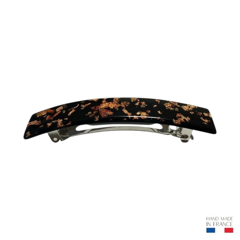 Barrette Carla, noire pailletée – Image 2