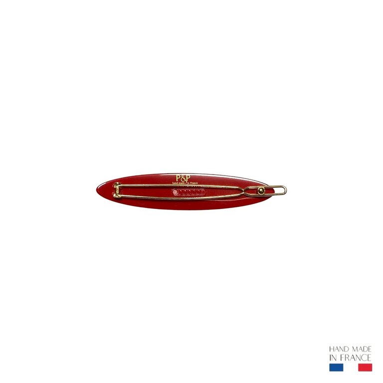 Barrette Clémence, rouge vif – Image 5