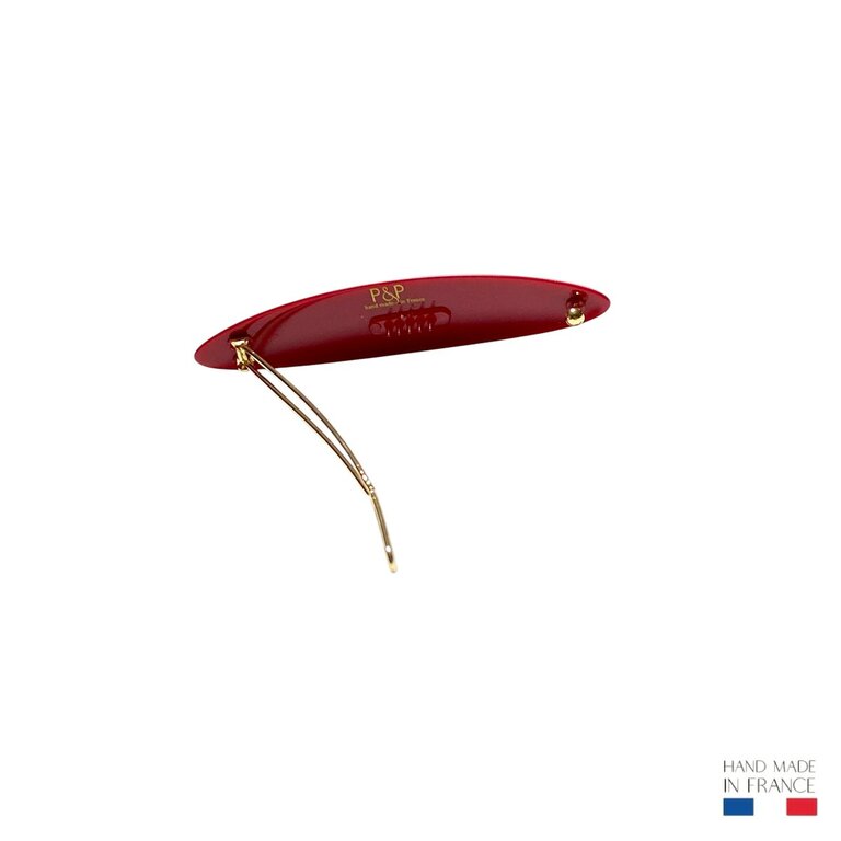 Barrette Clémence, rouge vif – Image 4