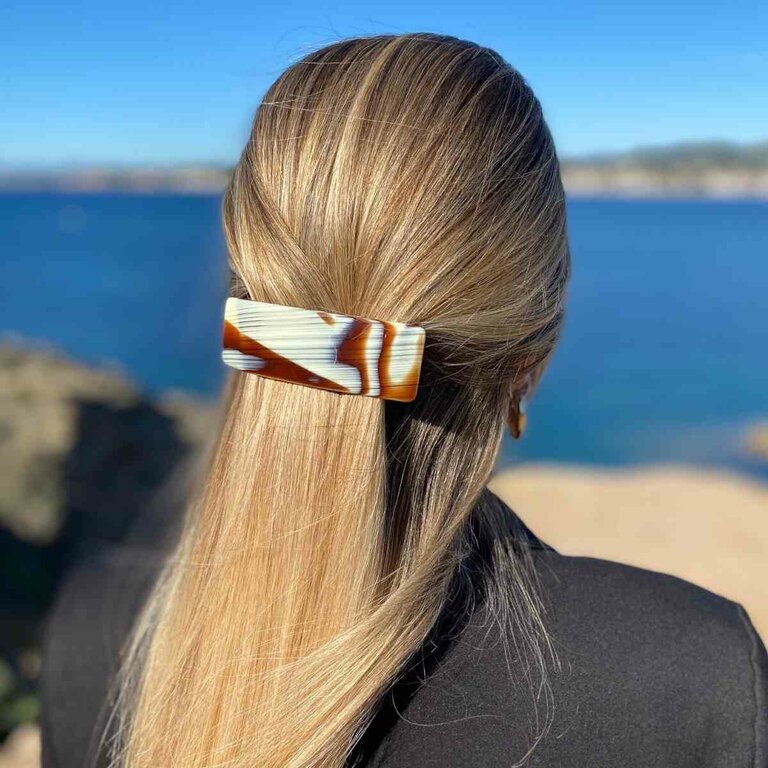 Grande barrette Hortance, collection Classique – Image 6