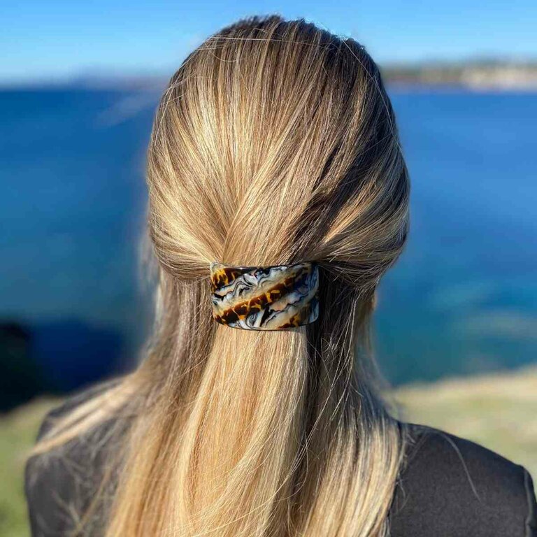 Barrette Héléna, large et bombée – Image 5
