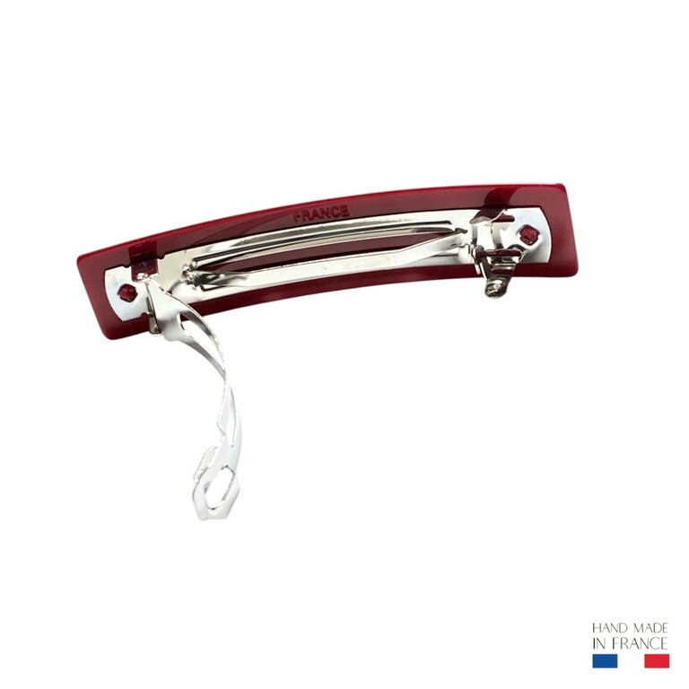 Barrette Carla, coloris rouge éclatant – Image 4