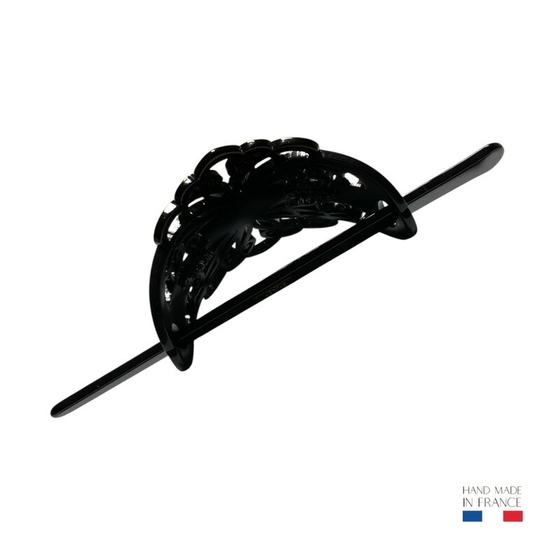 Barrette-pic Bianca, motif floral baroque – Image 5