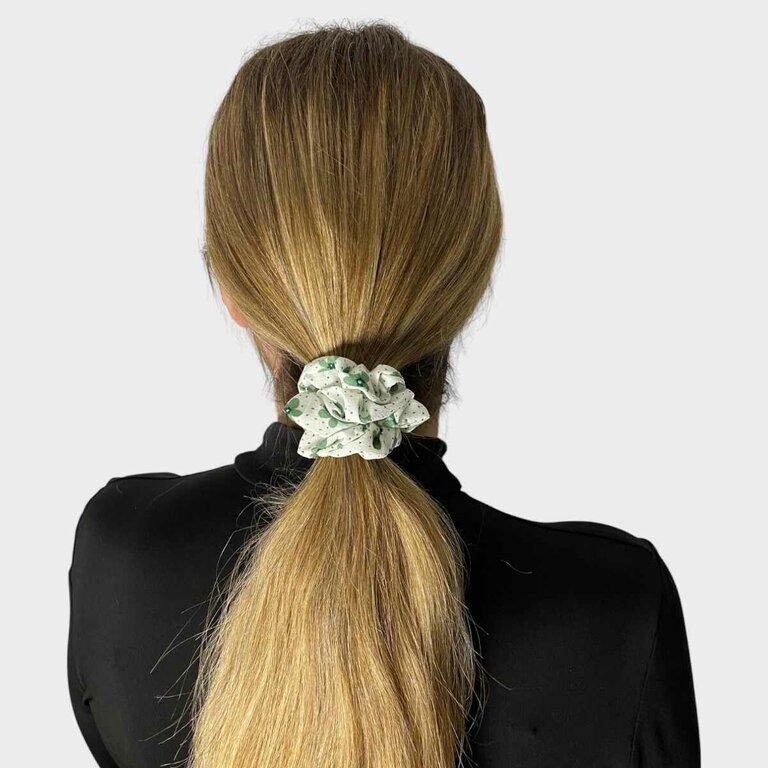 Chouchou 8 cm, fleurs vertes – Image 2