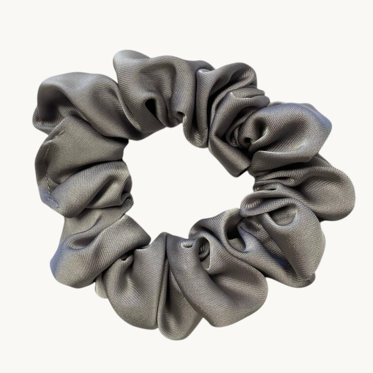 Chouchou effet satiné 7 cm, six coloris