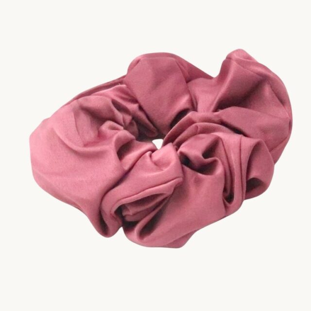 Chouchou en tissu doux 12 cm, cinq coloris