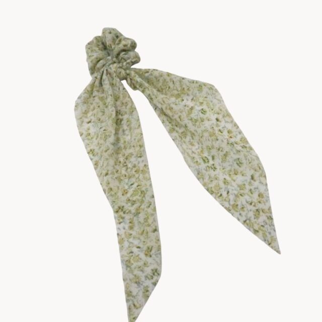Chouchou foulard, trois coloris floraux