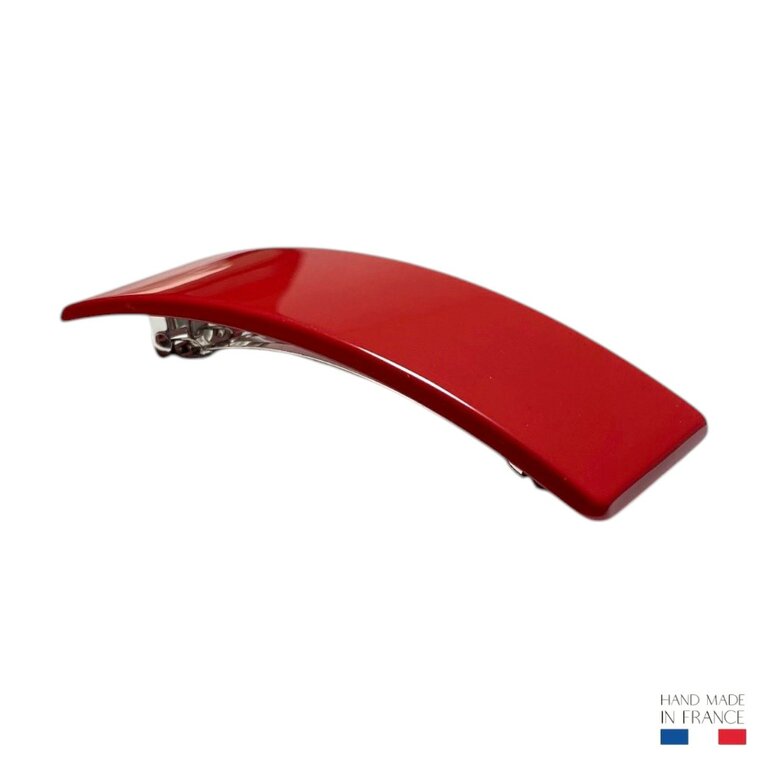 Grande barrette Hortance, rouge profond – Image 2