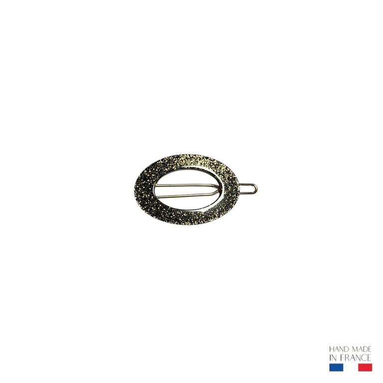 Petite barrette Chloé, pailletée or – Image 2